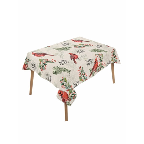 Cardinal Red Patterns Cardinal Tablecloths for Home Dining