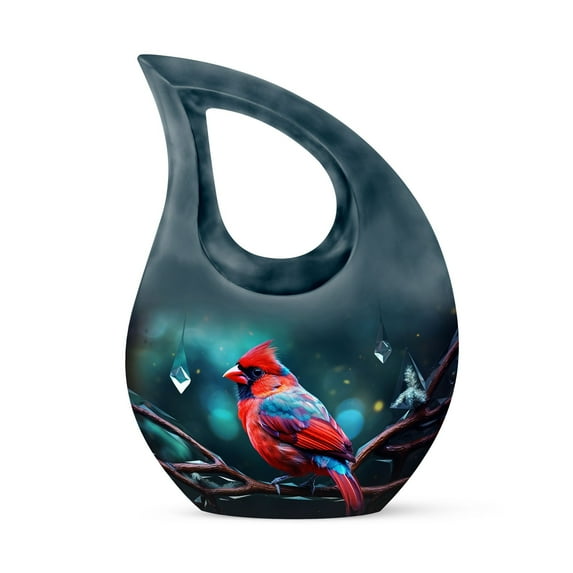 Cardinal Bird Urn - Adult Urns For Human Ashes Men & Women - Burial Urns For Adult Human Ashes - Adult Cremation Urn - Miniature Urns For Human Ashes, Urns For Woman Human Ashes(Size - 4inch, 1Pcs)
