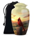 thumbnail image 1 of Cardinal Bird Urns for Human Ashes Adult, Cremation Funeral Urn for Female - Memorial Decorative Urn - Ashes Urns Keepsake - 10inch, Large - 1Pcs, 1 of 6