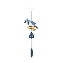 Cardinal Bird Wind Chime – Red Cardinal Gifts for Mother’s Love, Garden & Backyard Hanging Decor, Bird Bell Chimes for Porch, Church, Patio, Outdoor Holiday Decoration (Blue)