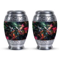 Cardinal Birds Urn, Cremation Cremation Urn, Keepsake Urns For Human Ashes Adult, Urns For Human Ashes Adult, Urn For Ashes Adult Female, Funeral Urns For Adult Ashes Men, Burial Urns 3inch,2PCS