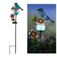 thumbnail image 1 of Cardinal & Blue Jay Solar Light Garden Stake, 1 of 1