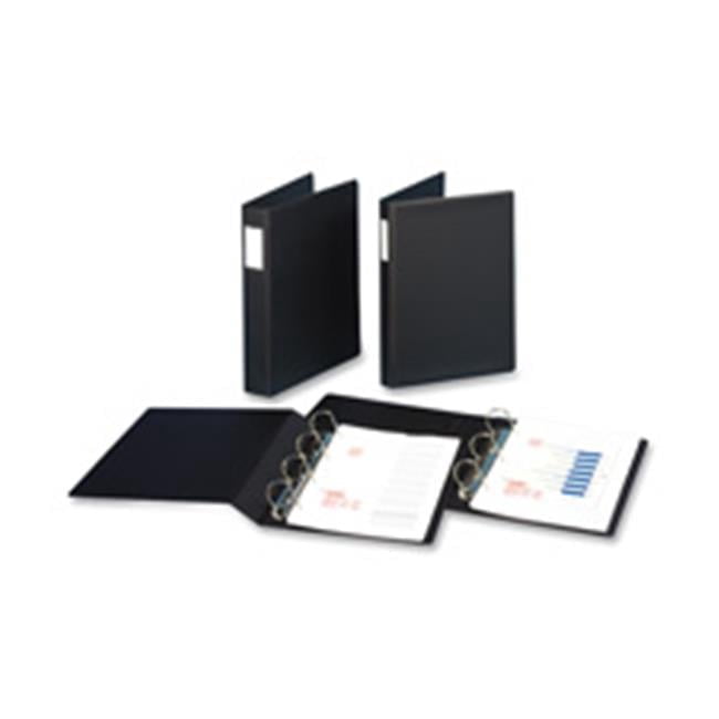 Cardinal Brands- Inc  D-Slant Legal Binder- 3 Ring- 2in. Capacity- 14in.x8-.50in.- Black