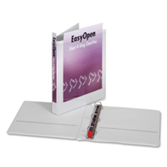 Cardinal Brands- Inc Slant D-Ring Binder - White - 3in. Cap. - 11in.x8-.50in.