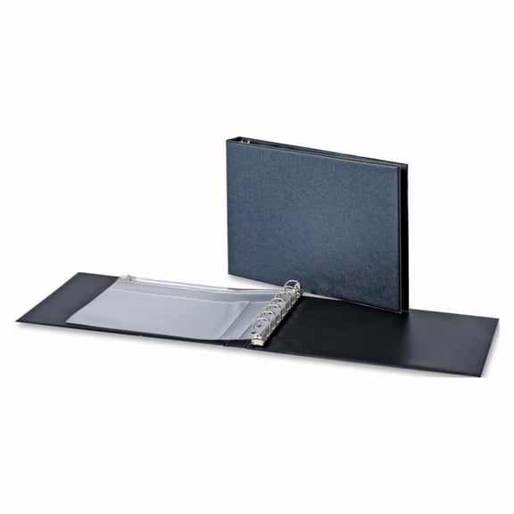 Cardinal Check Binder Seven-Ring D-Ring Reference, 1" Cap, Other, Black