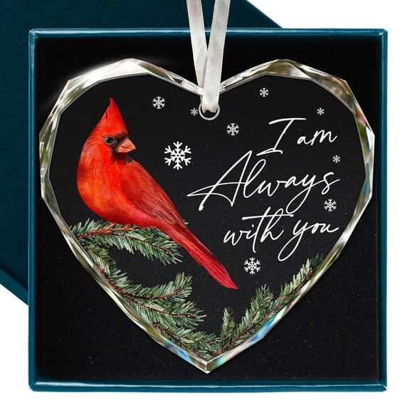 Cardinal Christmas Ornaments - Memorial Christmas Ornament for The Tree, Remembrance Gift, Sympathy Gift, Remembrance Gifts for Loss, Sympathy Gifts for Loss of Loved One, Unique Ornament Presents