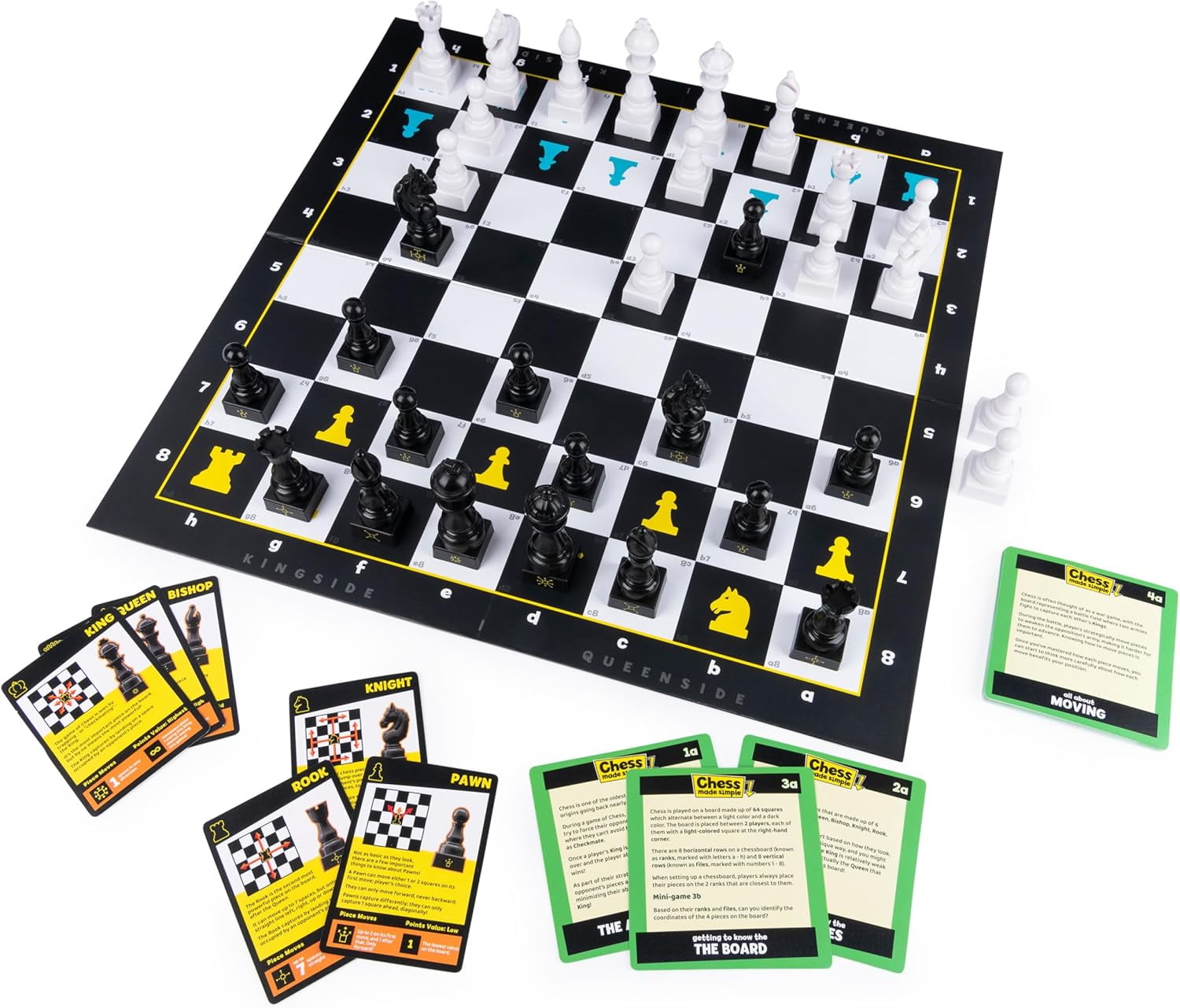 WE Games 20-inch Mousepad Chessboard – Tournament Size, Non-Slip, Washable, Made In USA