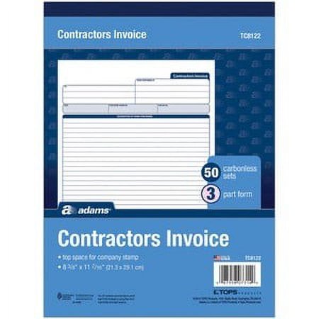 Cardinal Contractor's Invoice Book