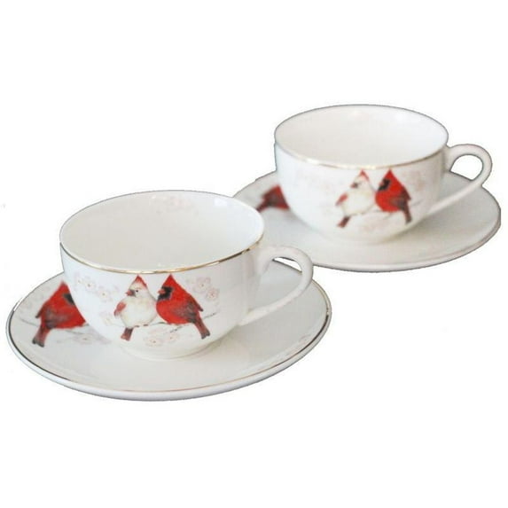 Cardinal Cup and Saucer Sets