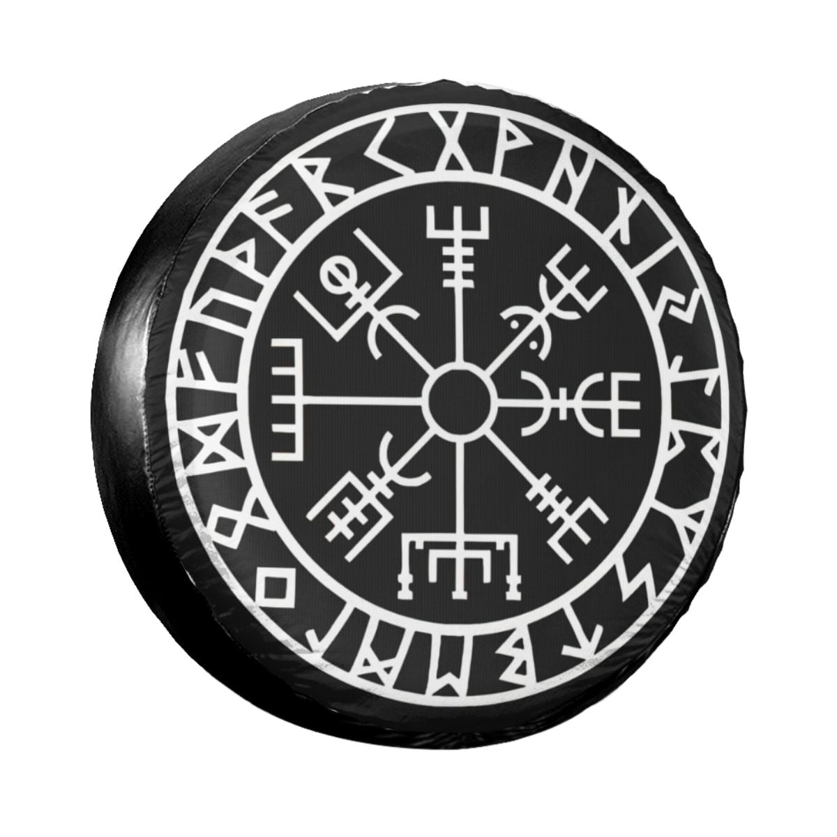 Cardinal Directions And Compass Rose Spare Wheel Tire Cover for Jeep