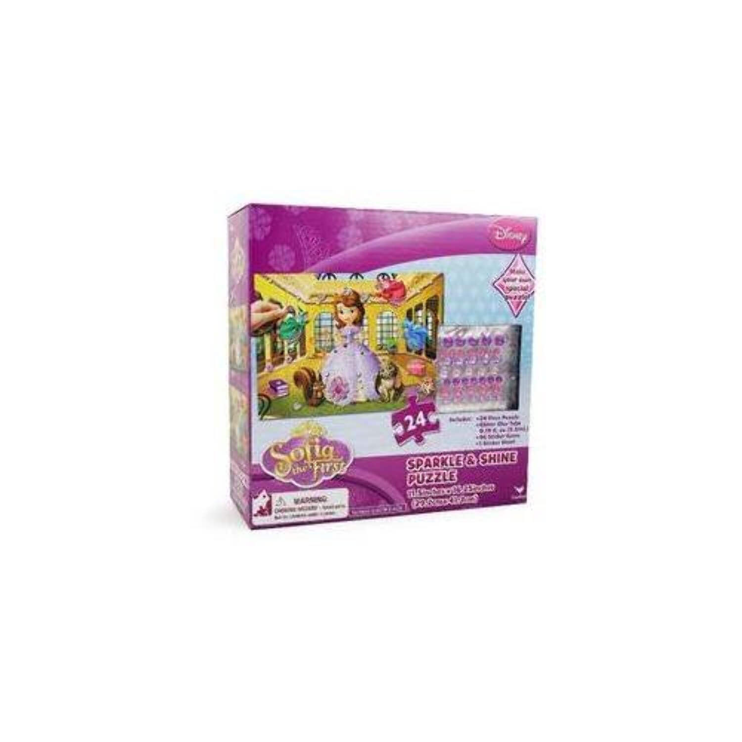 Cardinal Disney Sofia the First Sparkle & Shine Puzzle, 24 Piece ...
