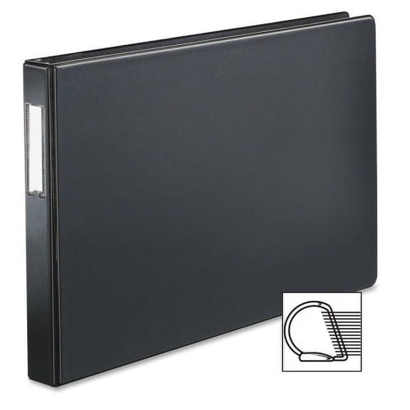 Cardinal EasyOpen Locking Slant-D Tabloid Binders 1" Binder Capacity - Tabloid - 11" x 17" Sheet Size - 225 Sheet Capacity - 5/8" Spine Width - 3 x D-Ring Fastener(s) - Inside Front & Back Pocket(s) -