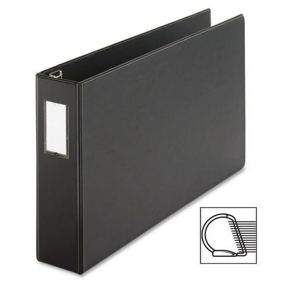 Cardinal EasyOpen Locking Slant-D Tabloid Binders 3" Binder Capacity - Tabloid - 11" x 17" Sheet Size - 675 Sheet Capacity - 1 1/2" Spine Width - 3 x D-Ring Fastener(s) - Inside Front & Back Pocket(s)