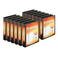 thumbnail image 1 of Cardinal Economy Value Round Ring Binders, ClearVue Cover, Black, 1 1/2 inch, Pack of 12, 1 of 6