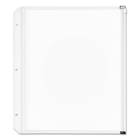 Cardinal Expanding Zipper Binder Pockets, 8.5 x 11, Clear, 3/Pack