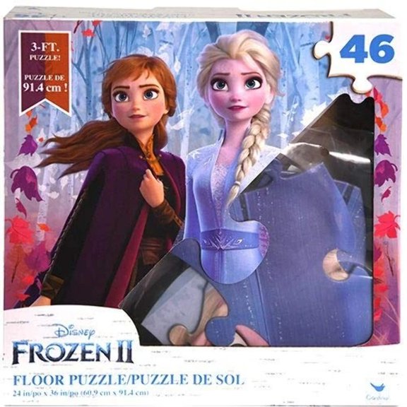 Cardinal Frozen 2 Floor Cardboard Jigsaw Puzzle, 46 Pcs