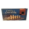 thumbnail image 1 of Cardinal Game Gallery Chess & Checkers Wood Set, 1 of 4