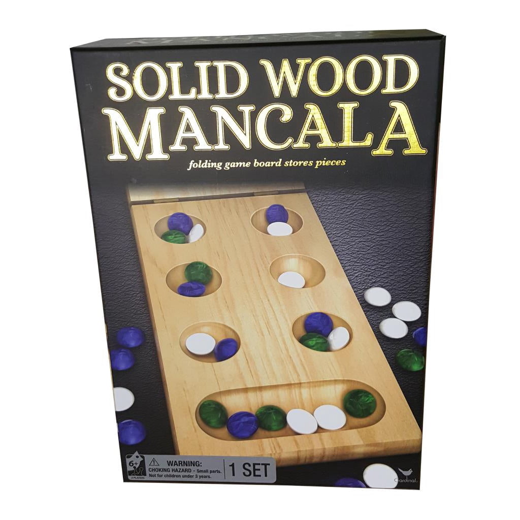 Cardinal Games Solid wood Folding Mancala - Walmart.com
