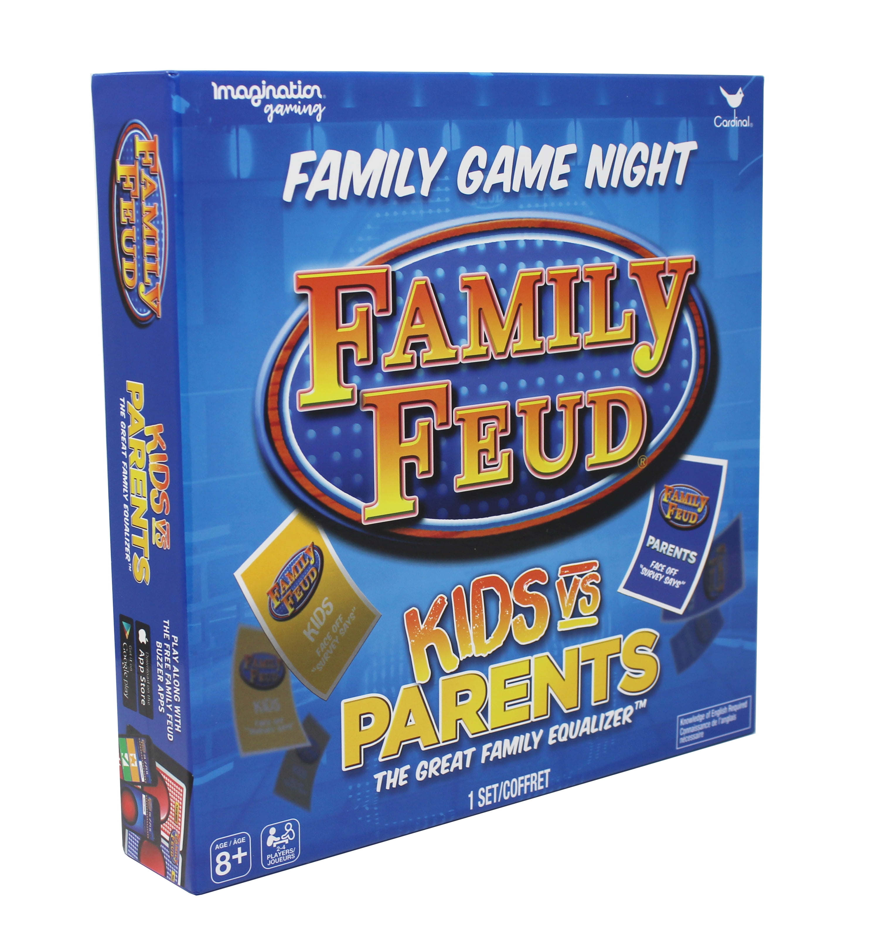 Cardinal Games Family Feud Kids Vs Parents Trivia Game