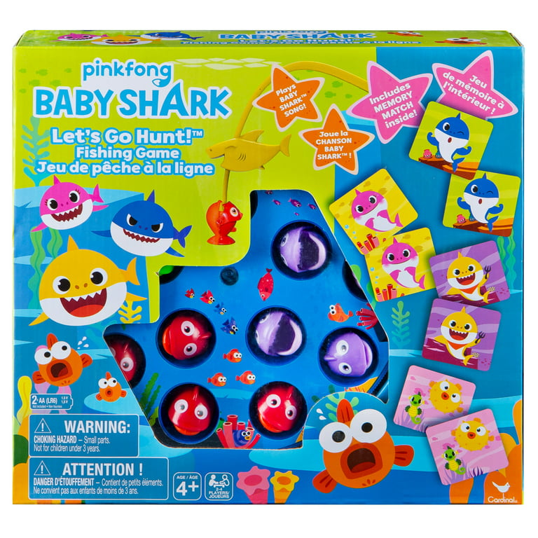 Cardinal Games Pinkfong Baby Shark Fishing Game and Memory Match