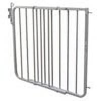 White Metal Auto-Lock Baby and Pet Safety Gate