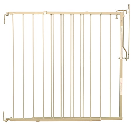 Cardinal Gates MG25 Duragate Baby Gate - Adjustable Dog Gate - Steel Safety Gate for Kids & Pets - 26.5 to 41.5 Inches Wide - Taupe