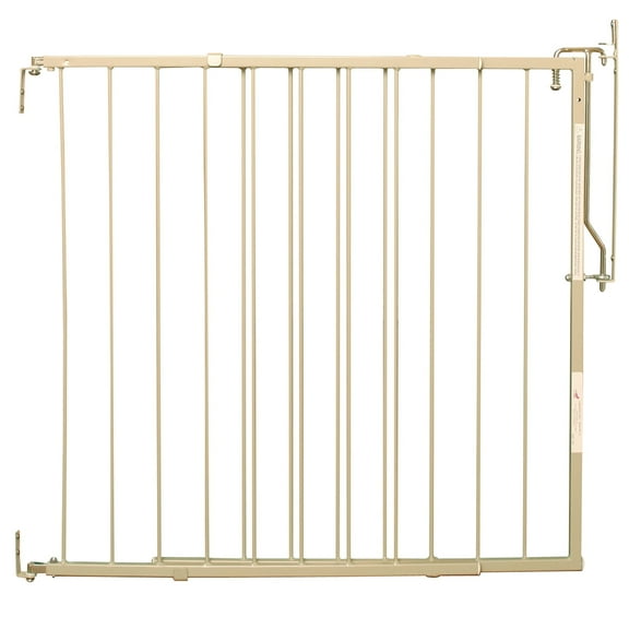 Cardinal Gates MG25 Duragate Baby Gate - Adjustable Dog Gate - Steel Safety Gate for Kids & Pets - 26.5 to 41.5 Inches Wide - Taupe
