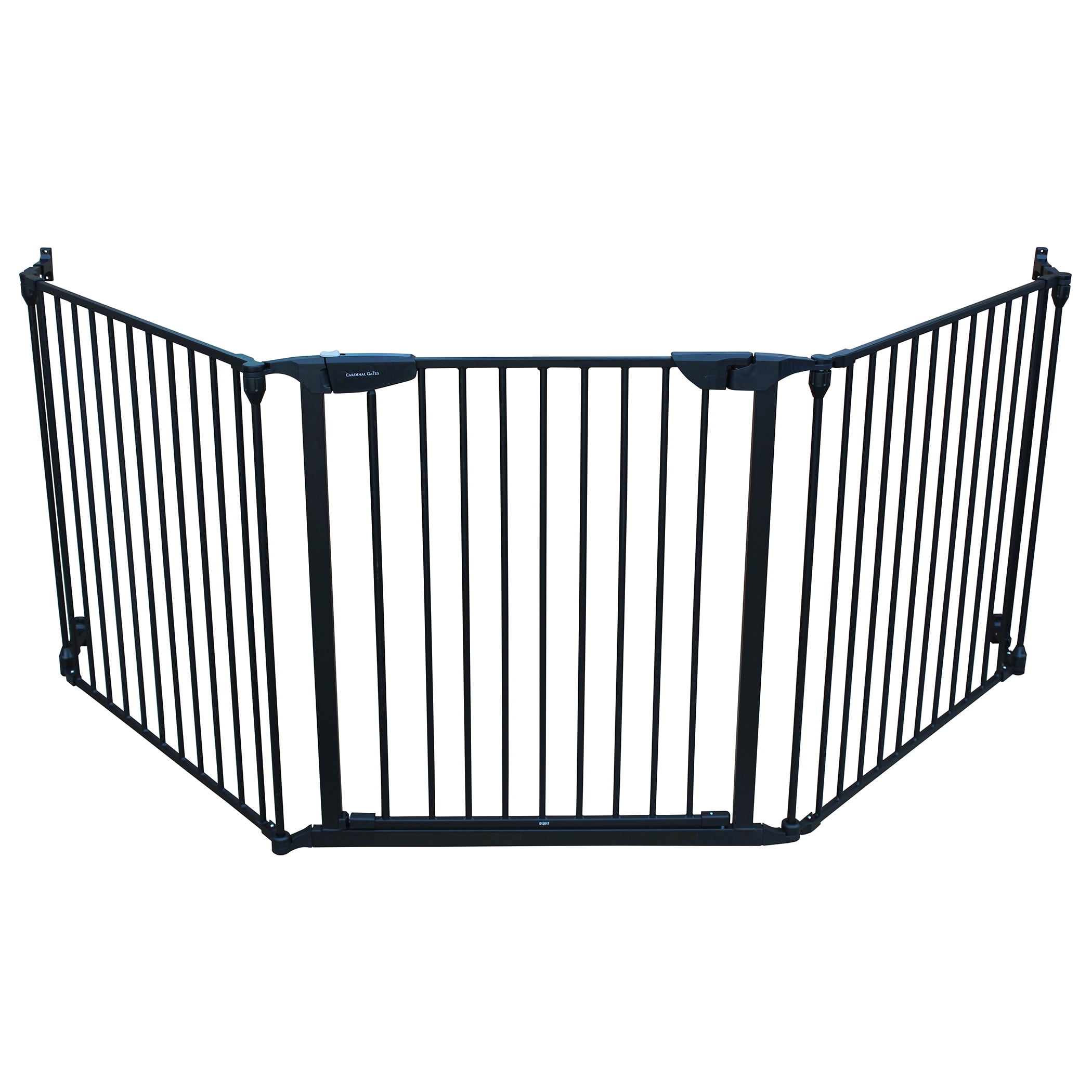Cardinal Gates XpandaGate Child & Pet Safety Gate - Black