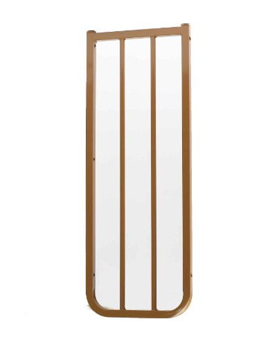 Brown Aluminum Outdoor Child Safety Gate Extension, 10.5"