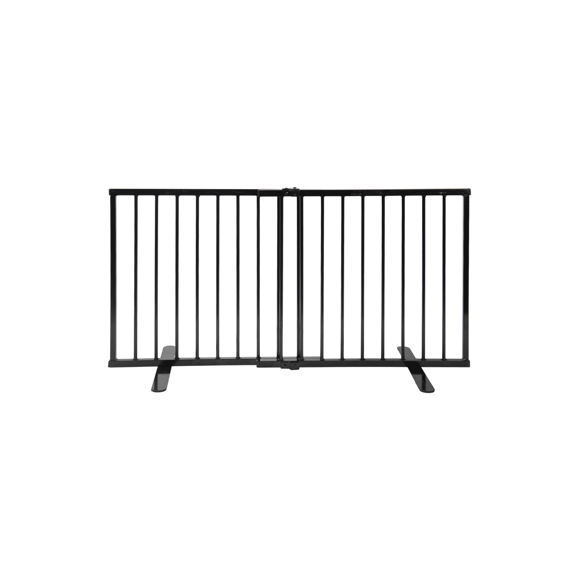 Cardinal Gates Metal Step Over Pet Gate - Black Steel