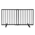 thumbnail image 1 of Cardinal Gates MSOG Metal Step Over Pet Gate - Adjustable Short Dog Gate - 20 Inches Tall - 24 Inches to 41 Inches Wide - Black, 1 of 4