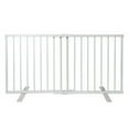 thumbnail image 1 of Cardinal Gates MSOG Metal Step Over Pet Gate - Adjustable Short Dog Gate - 20 Inches Tall - 24 Inches to 41 Inches Wide - White, 1 of 4