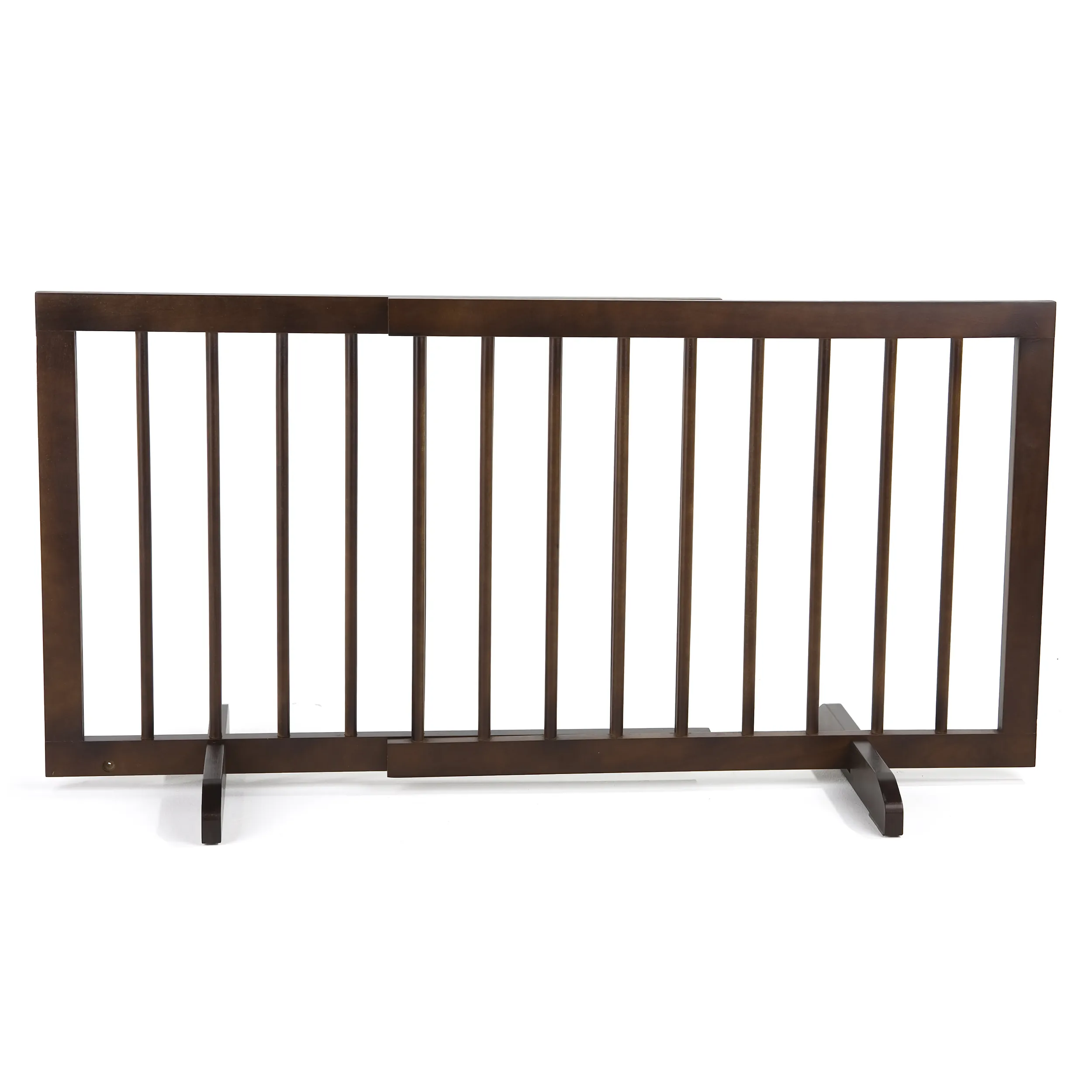 Cardinal Gates Wood Step Over Pet Gate - Walnut
