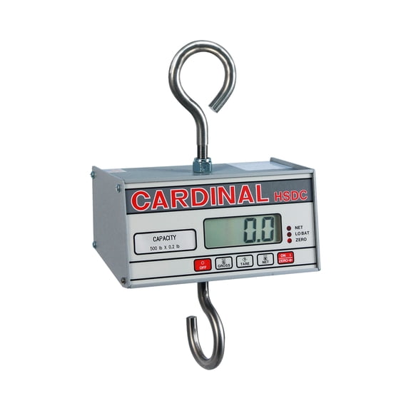 Cardinal, HSDC-200, Electronic Hanging Scale, 200 lb x 0.1 lb, NTEP