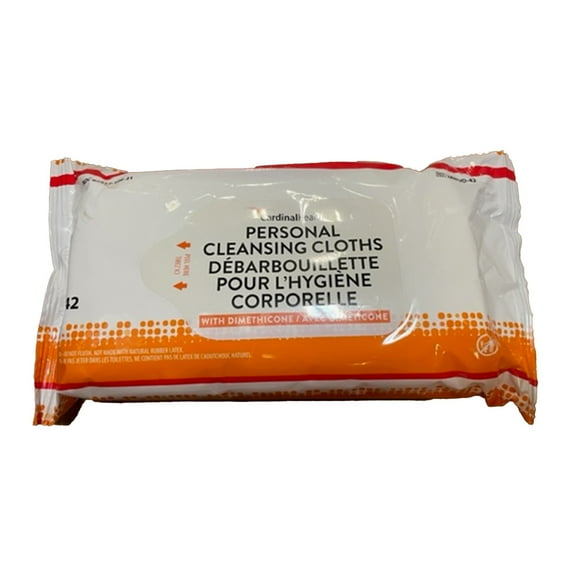 Cardinal Health Adult Wipe or Washcloth 9 x 13" 2AWUD-42, 1 Pack 42 Wipes