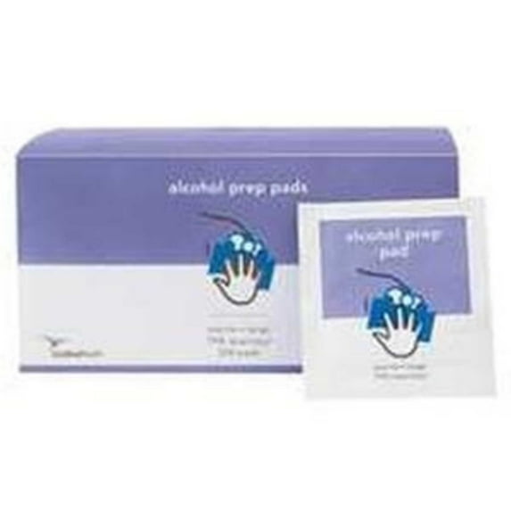 Cardinal Health Alcohol Prep Pad, 2-Ply Large, Box of 200