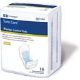 thumbnail image 1 of Cardinal Health, Bladder Control Pads, Wings, 4" X 12.5" Part No. 1140a (96/case), 1 of 4