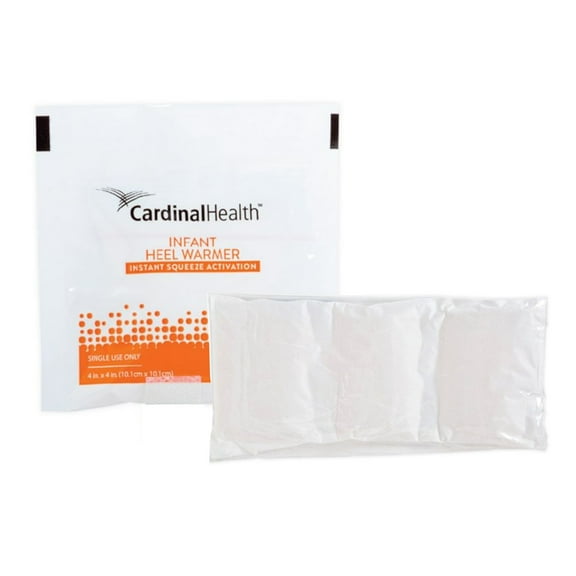 Cardinal Health Disposable 4 x 4" Instant Infant Heel Warmer 1 Each, 25 Count, 1 Pack