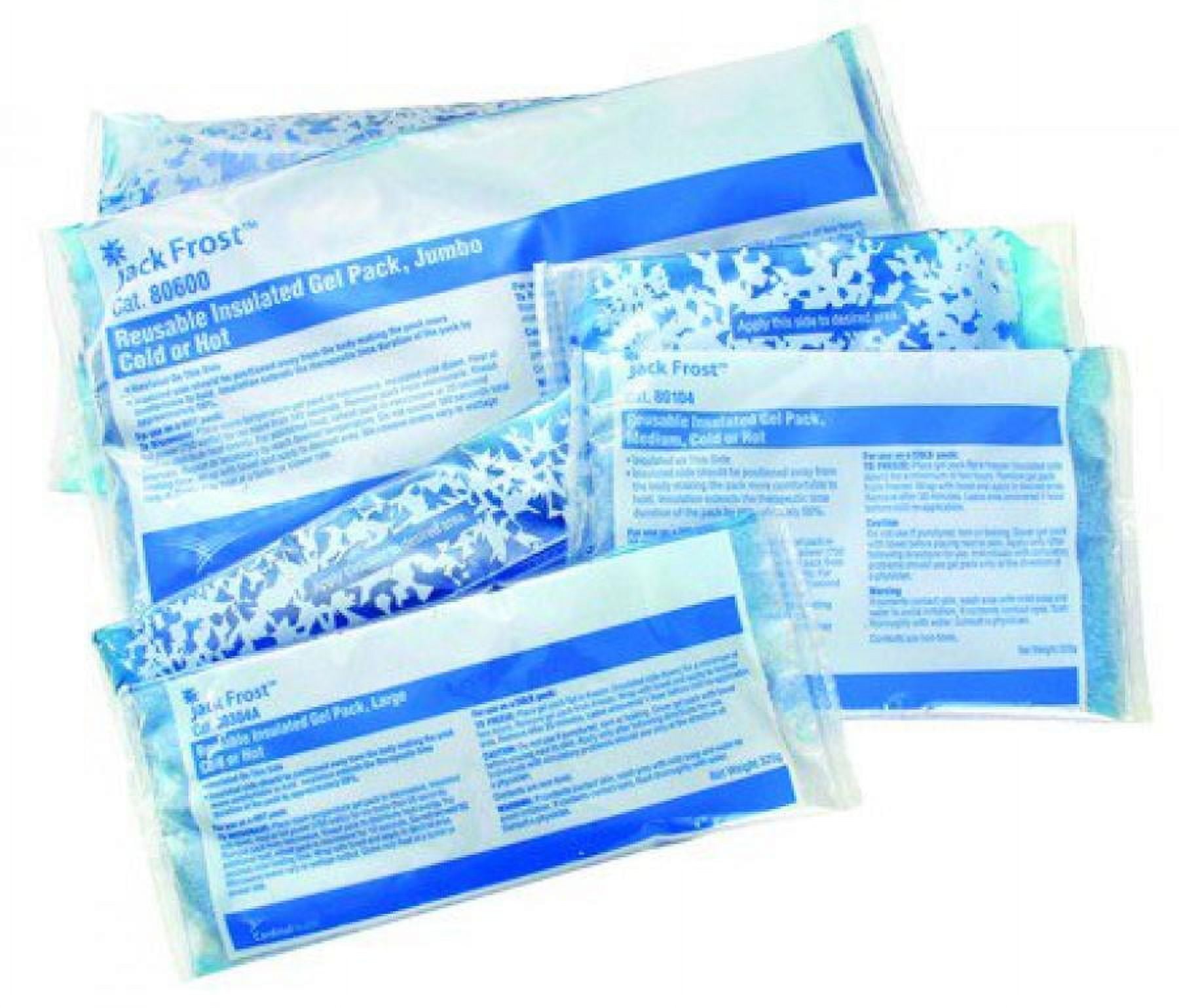 Cardinal Health Insulated General Purpose Reusable Hot/Cold Therapy Pack, X-Large, 7.5 Inches x 15 Inches, 6 Count