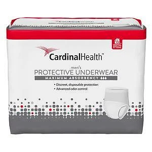 Cardinal Health Maximum Absorbency Protective Underwear L/Xl 45''-58'' -18/Pack