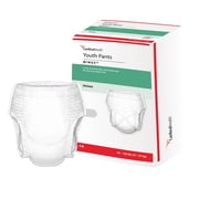 Cardinal Health Youth Pants, Overnight Pull Up Diaper, Disposable - Size Large, 51-70 lbs, 14 Count, 4 Packs, 56 Total