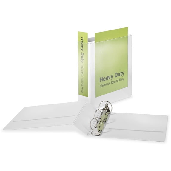 Cardinal HeavyDuty ClearVue 2" Round Ring Binder