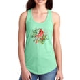 thumbnail image 1 of Cardinal Holly Christmas C Racerback Tank Women -Jennifer Paxton Parker Designs, Female XX-Large, 1 of 4