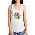 thumbnail image 1 of Cardinal Holly Christmas C Racerback Tank Women -Jennifer Paxton Parker Designs, Female x-Small, 1 of 4