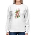 thumbnail image 1 of Cardinal Holly Christmas Sweatshirt Women -Jennifer Paxton Parker Designs, Female 5X-Large, 1 of 4