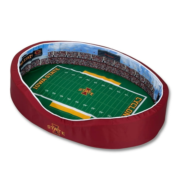 Cardinal Iowa State Cyclones 7'' x 22'' x 34'' Medium Stadium Oval Dog Bed