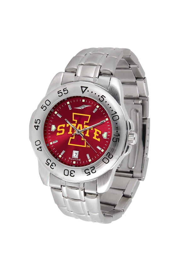 Cardinal Iowa State Cyclones Sport Steel AnoChrome Watch