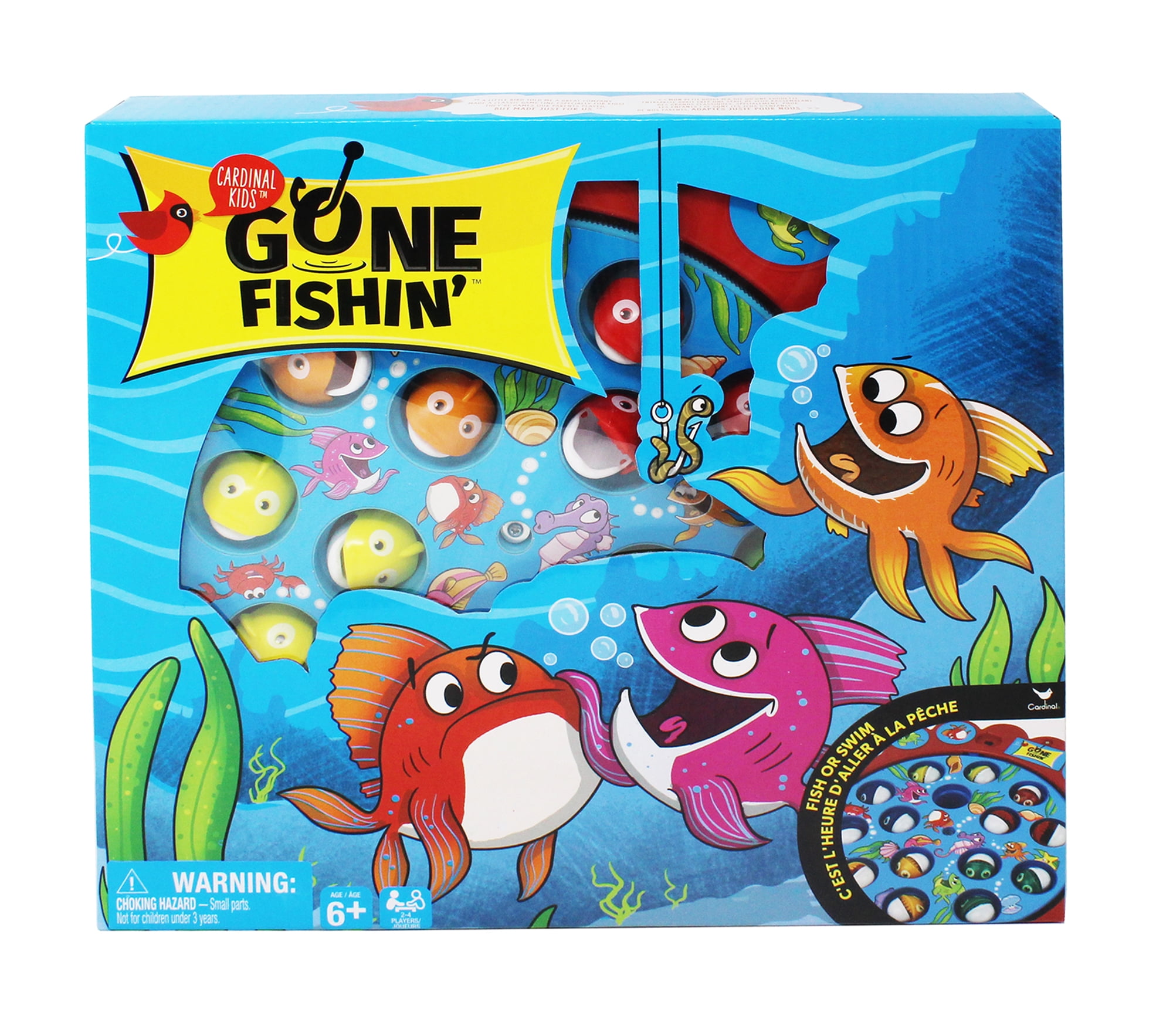 Cardinal Games 6054916 Baby Shark Gone Fishing Game, Multi Colour