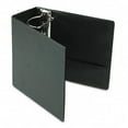 thumbnail image 1 of Cardinal  Leather Grain Vinyl EasyOpen D-Ring Binder with Finger Slot 5in Cap Black, 1 of 1
