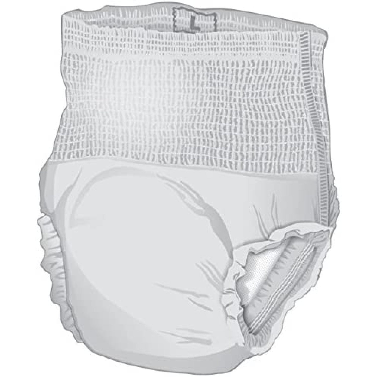 Cardinal Maximum Absorbency Protective Underwear For Men Largeextra Large 45 58 130 230 Lbs Part No Uwmlxl18 72case